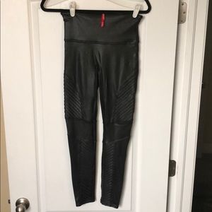 Spanx moto leggings